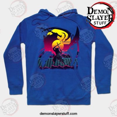 hashibira inosuke kimetsu no yaiba hoodie blue s 562 - Demon Slayer Merch | Demon Slayer Stuff