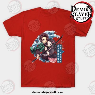 hot demon slayer t shirt red s 521 - Demon Slayer Merch | Demon Slayer Stuff