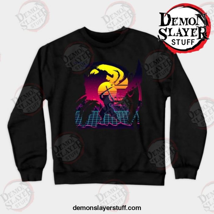 inosuke hashibira anime sweatshirt black s 305 - Demon Slayer Merch | Demon Slayer Stuff