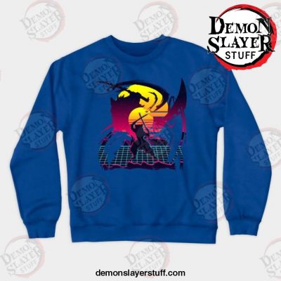 inosuke hashibira anime sweatshirt blue s 794 - Demon Slayer Merch | Demon Slayer Stuff