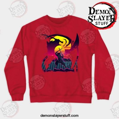 inosuke hashibira anime sweatshirt red s 692 - Demon Slayer Merch | Demon Slayer Stuff