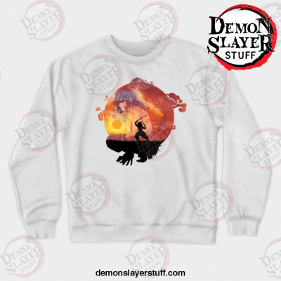 inosuke hashibira crewneck sweatshirt white s 543 - Demon Slayer Merch | Demon Slayer Stuff