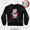 inosuke minimalist crewneck sweatshirt black s 515 - Demon Slayer Merch | Demon Slayer Stuff