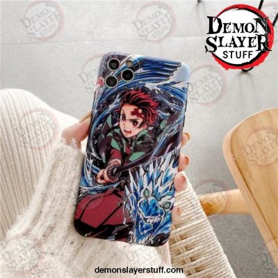 japan anime demon slayer phone case for iphone 11 pro 12 xs max 7 xr se20 x 8plus cartoon kimetsu no yaiba soft imd 2 874 - Demon Slayer Merch | Demon Slayer Stuff