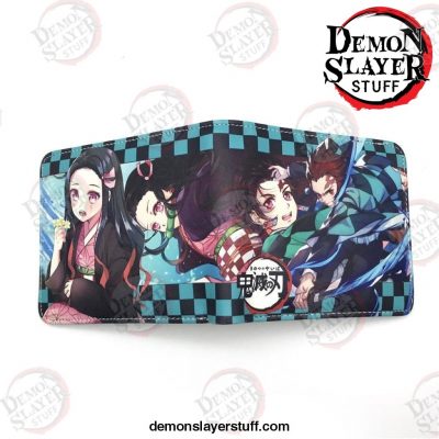 japanese anime demon slayer kimetsu no yaiba tanjiro kamado wallet short purse with coin pocket card holder 982 - Demon Slayer Merch | Demon Slayer Stuff