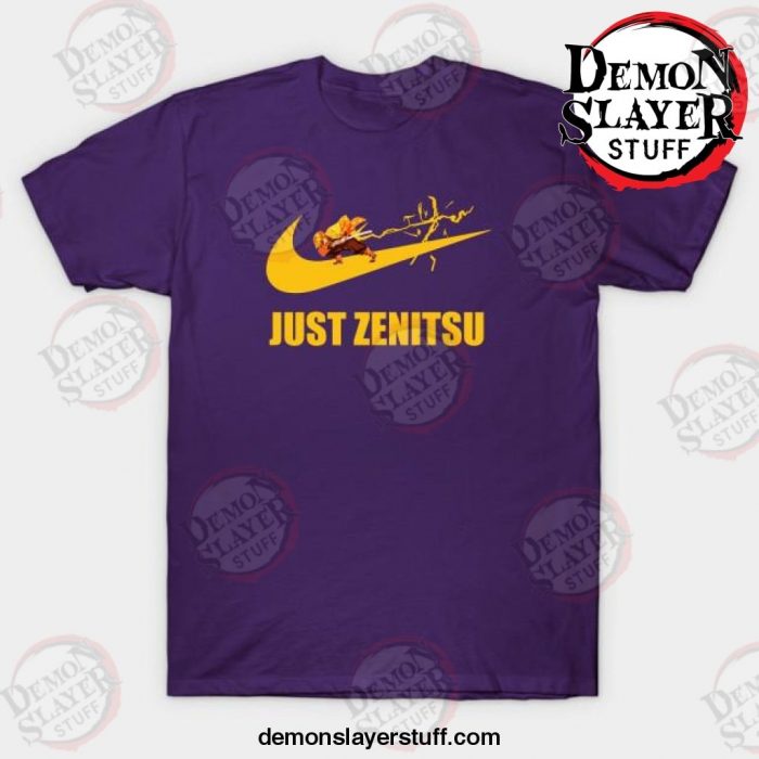 just zenitsu agatsuma t shirt purple s 886 - Demon Slayer Merch | Demon Slayer Stuff