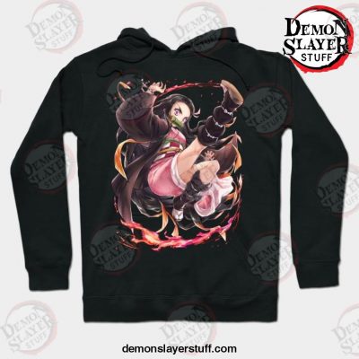 kamado nezuko demon slayer hoodie black s 374 - Demon Slayer Merch | Demon Slayer Stuff