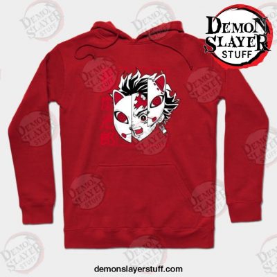 kamado tanjirou hoodie red s 345 - Demon Slayer Merch | Demon Slayer Stuff