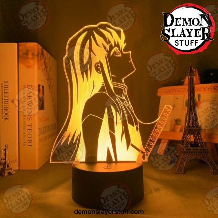 kimetsu no yaiba muichiro tokito led night light for bedroom decor gift nightlight anime 3d lamp demon 408 - Demon Slayer Merch | Demon Slayer Stuff