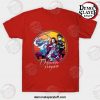 kimetsu no yaiba retro vintage v1 t shirt red s 238 - Demon Slayer Merch | Demon Slayer Stuff