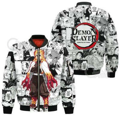 kyojuro rengoku shirt demon slayer anime mix manga hoodie gearanime 5 - Demon Slayer Merch | Demon Slayer Stuff