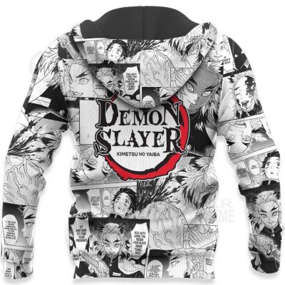kyojuro rengoku shirt demon slayer anime mix manga hoodie gearanime 7 - Demon Slayer Merch | Demon Slayer Stuff