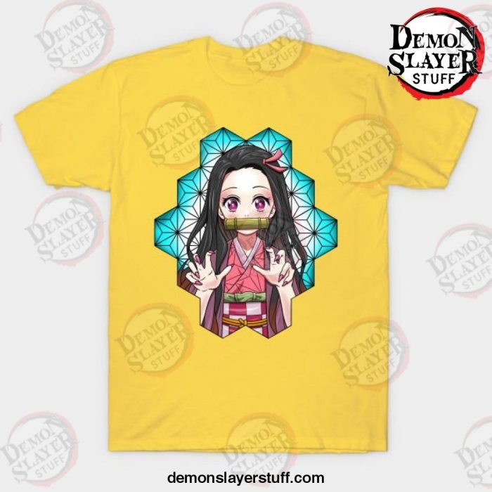 nezuko kamado t shirt yellow s 615 - Demon Slayer Merch | Demon Slayer Stuff