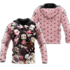 nezuko zip hoodie demon slayers shirt costume anime fan gift idea va06 gearanime - Demon Slayer Merch | Demon Slayer Stuff