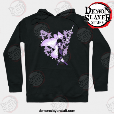 shinobu demon slayer hoodie black s 576 - Demon Slayer Merch | Demon Slayer Stuff