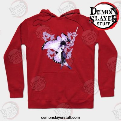 shinobu demon slayer hoodie red s 328 - Demon Slayer Merch | Demon Slayer Stuff