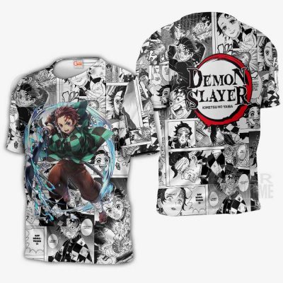 tanjiro kamado demon slayer anime mix manga hoodie shirt gearanime 3 - Demon Slayer Merch | Demon Slayer Stuff