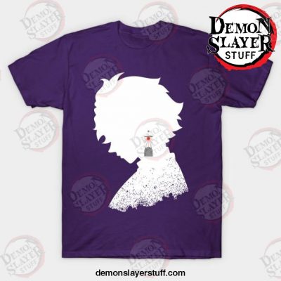 tanjiro kamado white shadow demon slayer kimetsu no yaiba t shirt purple s 918 - Demon Slayer Merch | Demon Slayer Stuff