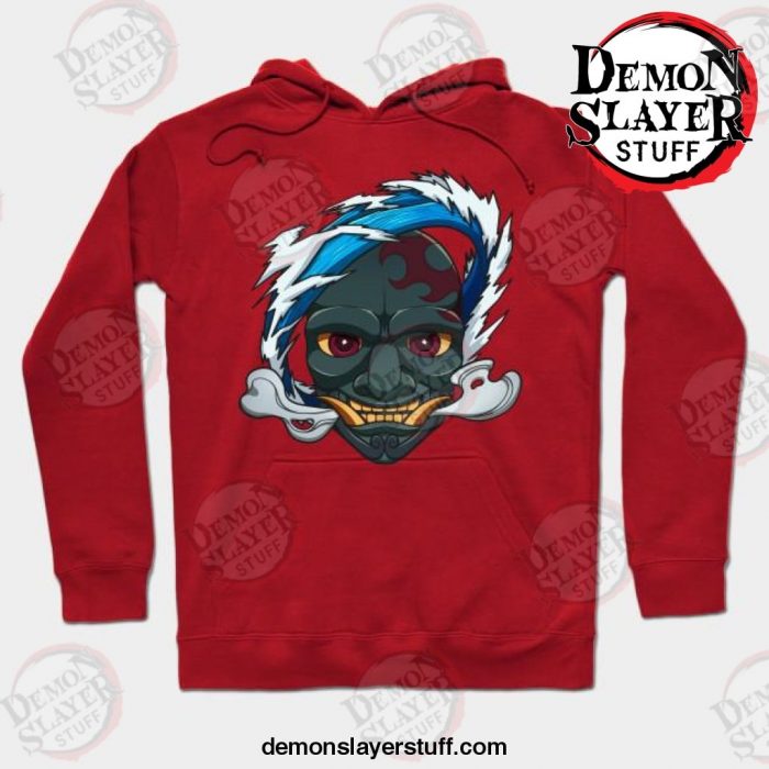tanjiro water oni mask apparel design hoodie red s 848 - Demon Slayer Merch | Demon Slayer Stuff