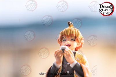 tanjirou agatsuma zenitsu eat rice balls pvc action figure 778 - Demon Slayer Merch | Demon Slayer Stuff