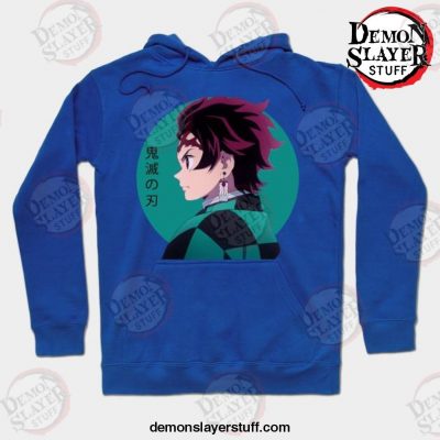 tanjirou kamado demon slayer hoodie blue s 738 - Demon Slayer Merch | Demon Slayer Stuff