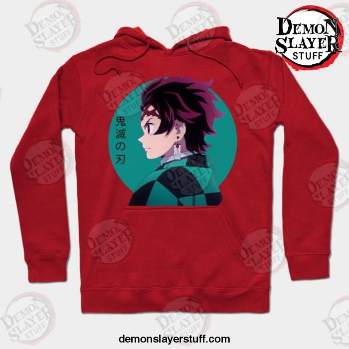tanjirou kamado demon slayer hoodie red s 324 - Demon Slayer Merch | Demon Slayer Stuff