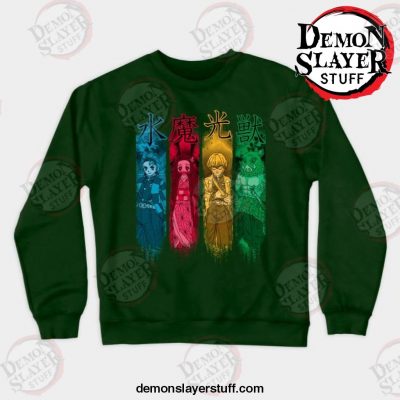 team demon slayer crewneck sweatshirt green s 310 - Demon Slayer Merch | Demon Slayer Stuff