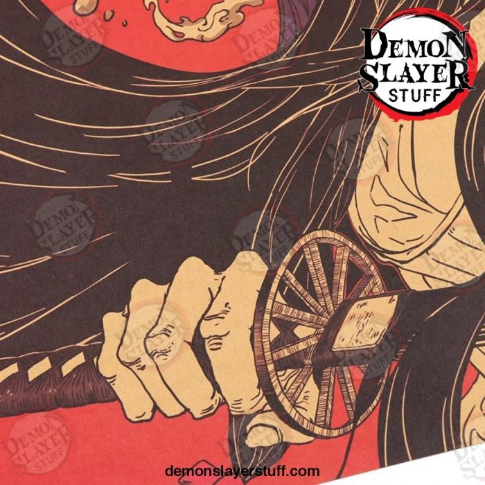 tie ler demon slayer anime poster kraft paper vintage posters cafe bar home room art wall stickers decoration 50 5x35cm 246 - Demon Slayer Merch | Demon Slayer Stuff