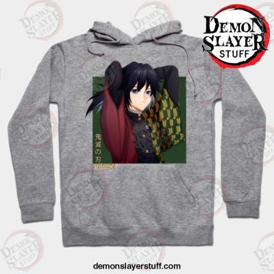 tomioka giyu demon slayer anime hoodie gray s 500 - Demon Slayer Merch | Demon Slayer Stuff