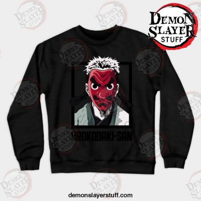 urokodaki san crewneck sweatshirt black s 960 - Demon Slayer Merch | Demon Slayer Stuff