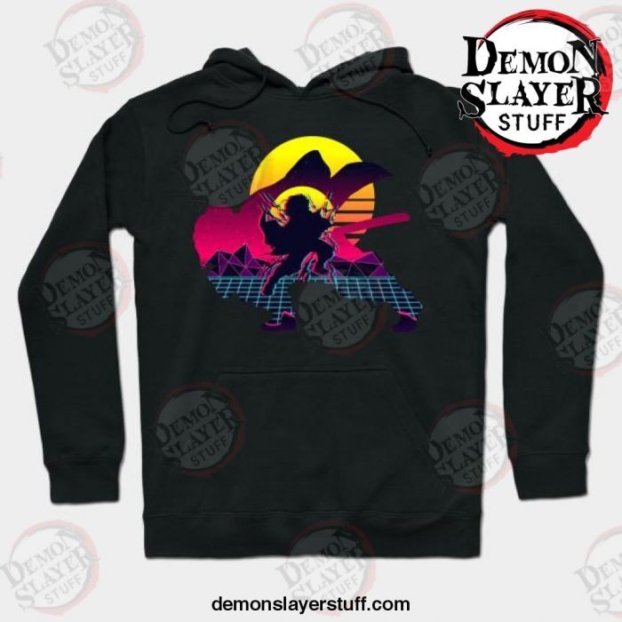 zenitsu agatsuma hoodie black s 760 - Demon Slayer Merch | Demon Slayer Stuff