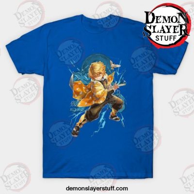 zenitsu blue thander demon slayer t shirt s 845 - Demon Slayer Merch | Demon Slayer Stuff