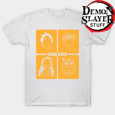 Demon Slayer Cute Window T-Shirt White / S