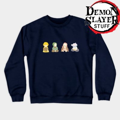 Demon Slayer - Kimetsu No Yaiba Sweatshirt Navy Blue / S