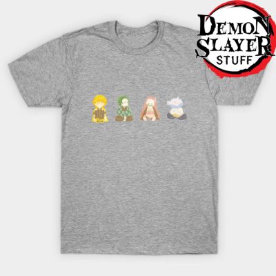 Demon Slayer - Kimetsu No Yaiba T-Shirt Gray / S