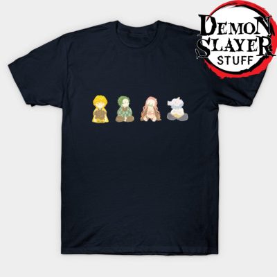Demon Slayer - Kimetsu No Yaiba T-Shirt Navy Blue / S