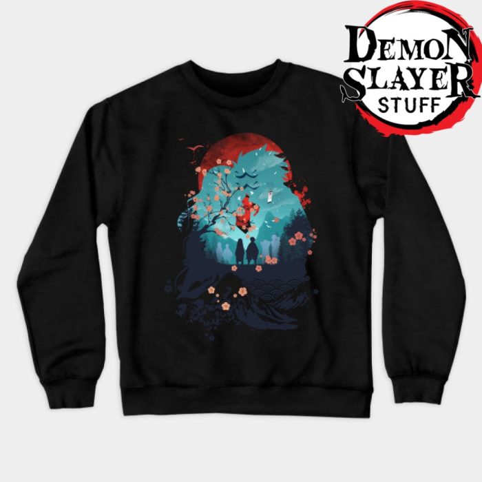 Demon Slayer Tanjiro Sweatshirt Black / S
