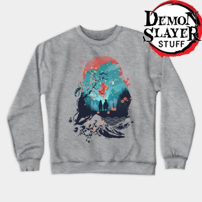 Demon Slayer Tanjiro Sweatshirt Gray / S