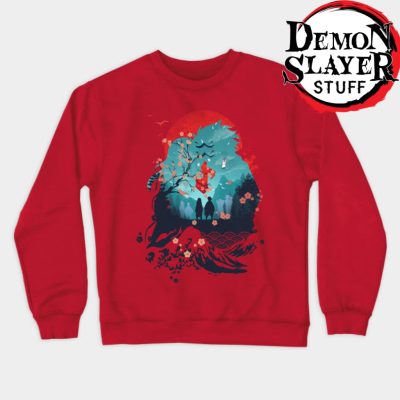Demon Slayer Tanjiro Sweatshirt Red / S