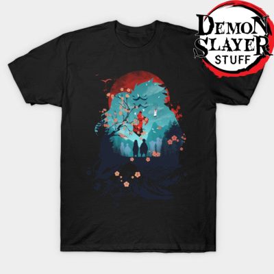Demon Slayer Tanjiro T-Shirt Black / S