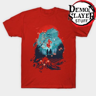 Demon Slayer Tanjiro T-Shirt Red / S
