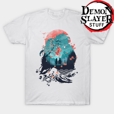 Demon Slayer Tanjiro T-Shirt White / S
