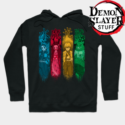 Demon Slayer Team Hoodie Black / S