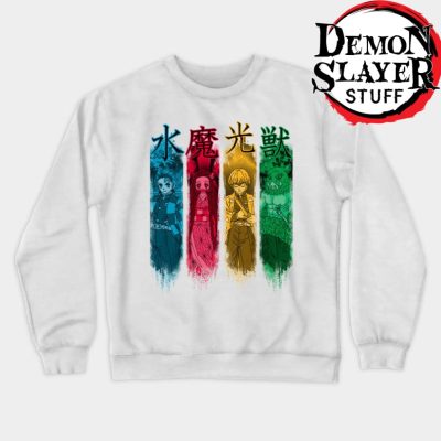 Demon Slayer Team Sweatshirt White / S