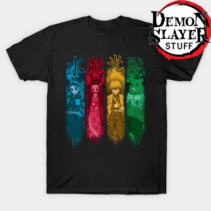 Demon Slayer Team T-Shirt Black / S