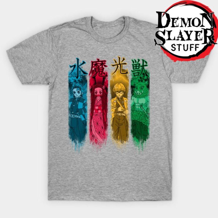 Demon Slayer Team T-Shirt Gray / S