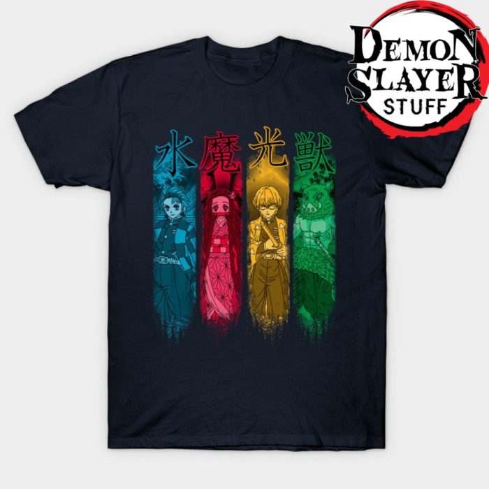 Demon Slayer Team T-Shirt Navy Blue / S