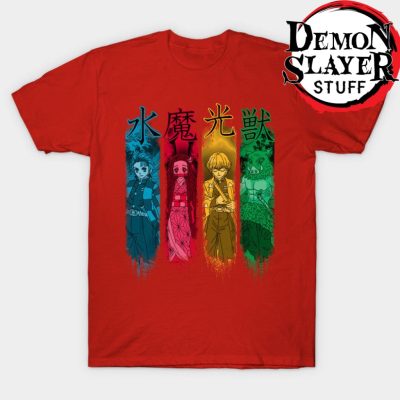 Demon Slayer Team T-Shirt Red / S
