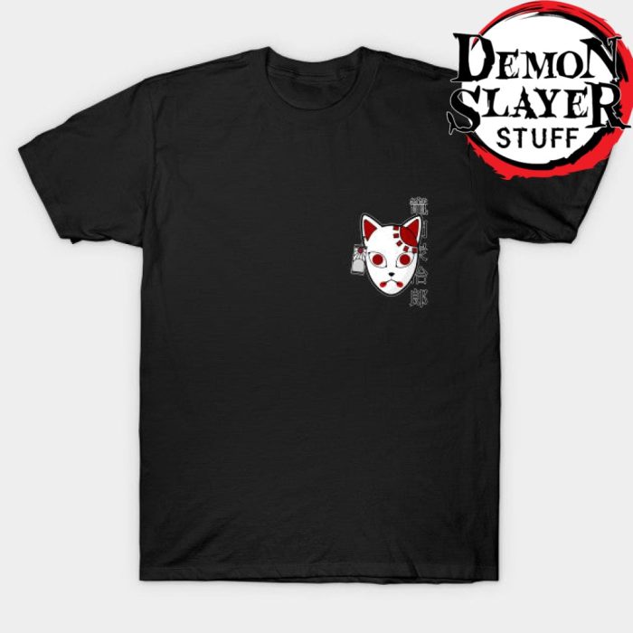 Tanjiro Mask Demon Slayer T-Shirt Black / S