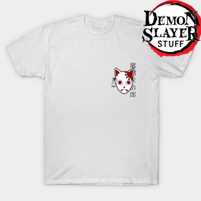 Tanjiro Mask Demon Slayer T-Shirt White / S